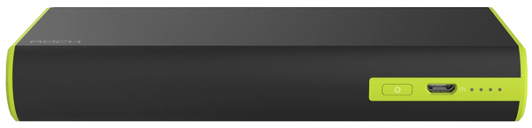 Аккумулятор внешний универсальный Rock Power Bank Cola Series 10000mAh, черный