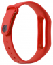 Ремешок силиконовый для фитнес трекера Xiaomi Mi Band 2, красный