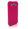 Противоударный чехол накладка для Samsung Galaxy S III Ballistic LS Series Ярко-розовый
