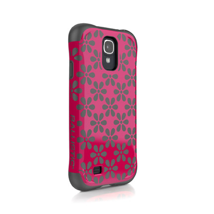 Чехол  Ballistic  Aspira для Samsung Galaxy S4 (розовый/серый)