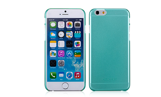 Накладка пластиковая Momax Clear Breeze для Apple iPhone 6, зеленая