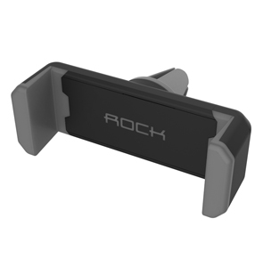 Автомобильный держатель для телефонов в воздуховод Rock Vent Car Holder, серый