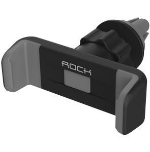 Автомобильный держатель для телефонов в воздуховод Rock Vent Deluxe Edition Car Holder, серый