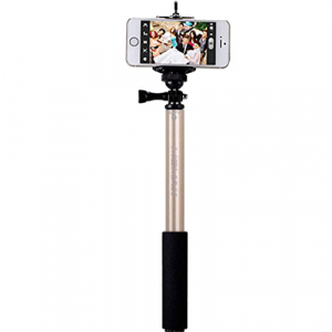 Монопод палка-штатив для селфи Momax SelfiFit - Bluetooth Selfie Pod KMS1, золотой