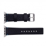 Ремешок кожаный The Core Stingrey Leather Band для Apple Watch 42мм, черный
