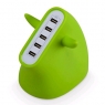Сетевой блок питания Momax U.Bull 5-port USB Charger, зеленый
