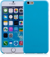 Чехол пластиковый Momax Membrane Case 0.3 mm для Apple iPhone 6 Plus, голубой