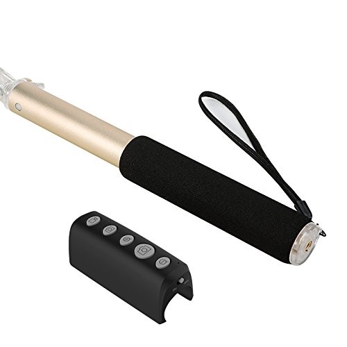 Монопод палка-штатив для селфи iHave Selfie Shetter & Stick с Bluetooth пультом(ROT0701), золотой