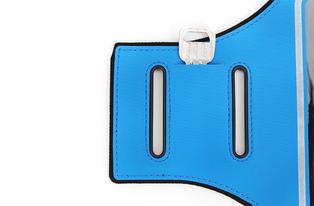 Спортивный чехол на руку Rock Slim Sport Armband для Apple iPhone 7/6/6S, голубой 