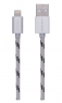 USB кабель Momax Elite Link для Apple Lightning для Apple iPhon / iPad, серебристый