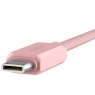 Кабель USB Type-C на USB Type-C Rock, розовый
