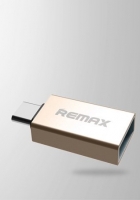 Адаптер c OTG USB на Type-C Remax, золотой