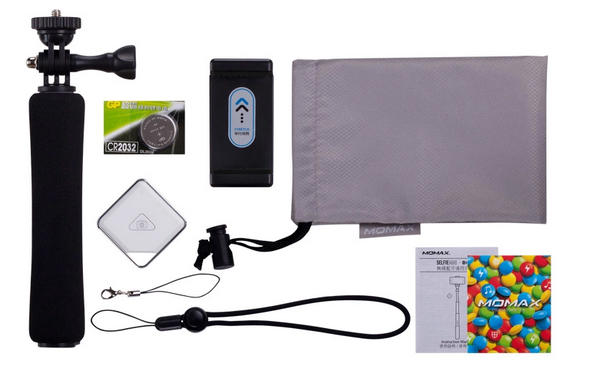 Монопод палка-штатив для селфи Momax Selfi mini - Bluetooth Selfie Pod KMS2, черный