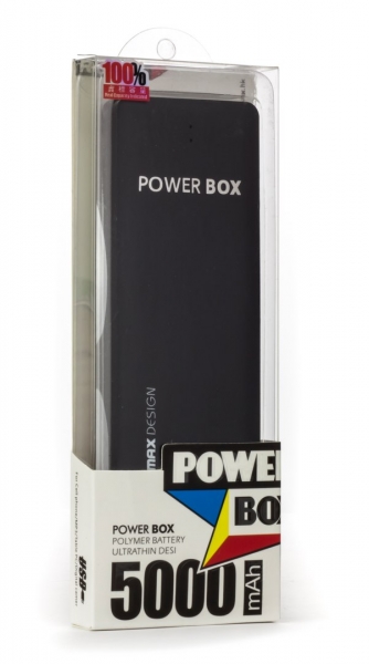 Аккумулятор внешний универсальный Remax Candy PowerBox 5000 mAh, черный
