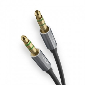AUX кабель Rock Audio Cable 3.5 мм, 1 метр серый