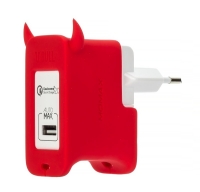 Сетевое зарядное устройство Momax U.Bull с поддержкой Quick Charge 2.0 , красное