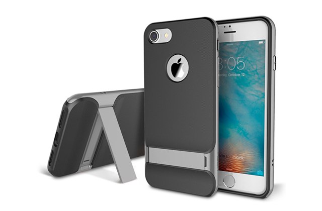 Чехол Rock Royce Kickstand с подставкой для iPhone 7, серый