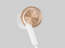 Наушники Xiaomi Mi In-Ear Headphones Quantie (Hybrid Pro) с регулировкой громкости, бело-золотые