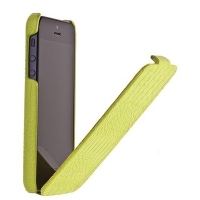 Чехол Borofone для iPhone 5/5S/5SE - Borofone Crocodile flip Leather case Apple green