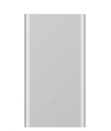 Аккумулятор внешний универсальный Power Bank Xiaomi Mi Power 2 10000 mAh с поддержкой Quick Charge 2.0, серебристый PLM02ZM 