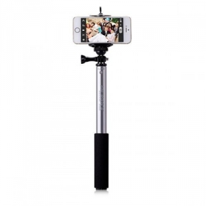 Монопод палка-штатив для селфи Momax SelfiFit - Bluetooth Selfie Pod KMS1, серый