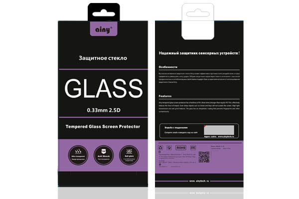 Защитное стекло Ainy GLASS для Huawei Honor 4C 0.33мм
