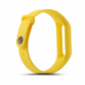 Ремешок силиконовый для фитнес трекера Xiaomi Mi Band 2, желтый