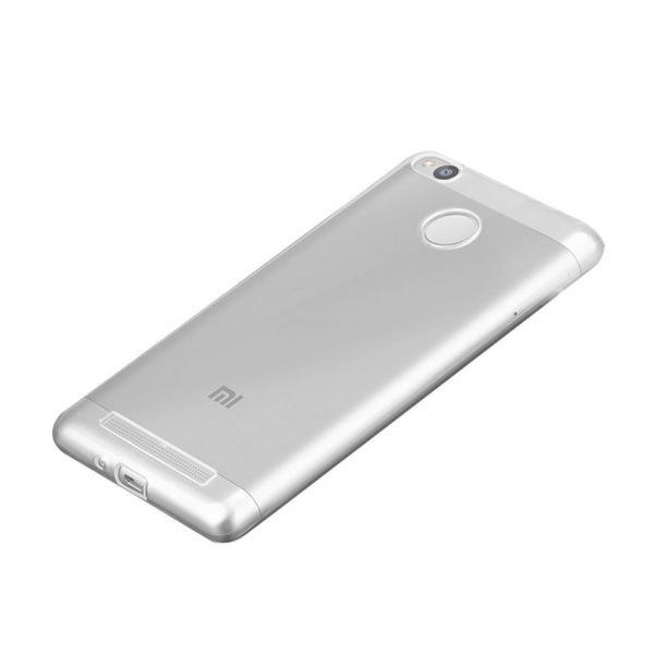 Чехол силиконовый для Xiaomi Redmi 3 Pro/ Redmi 3S в техпаке, прозрачный