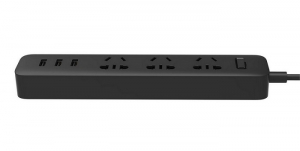 Удлинитель Xiaomi Mi Power Strip 3 розетки и 3 USB порта, черный